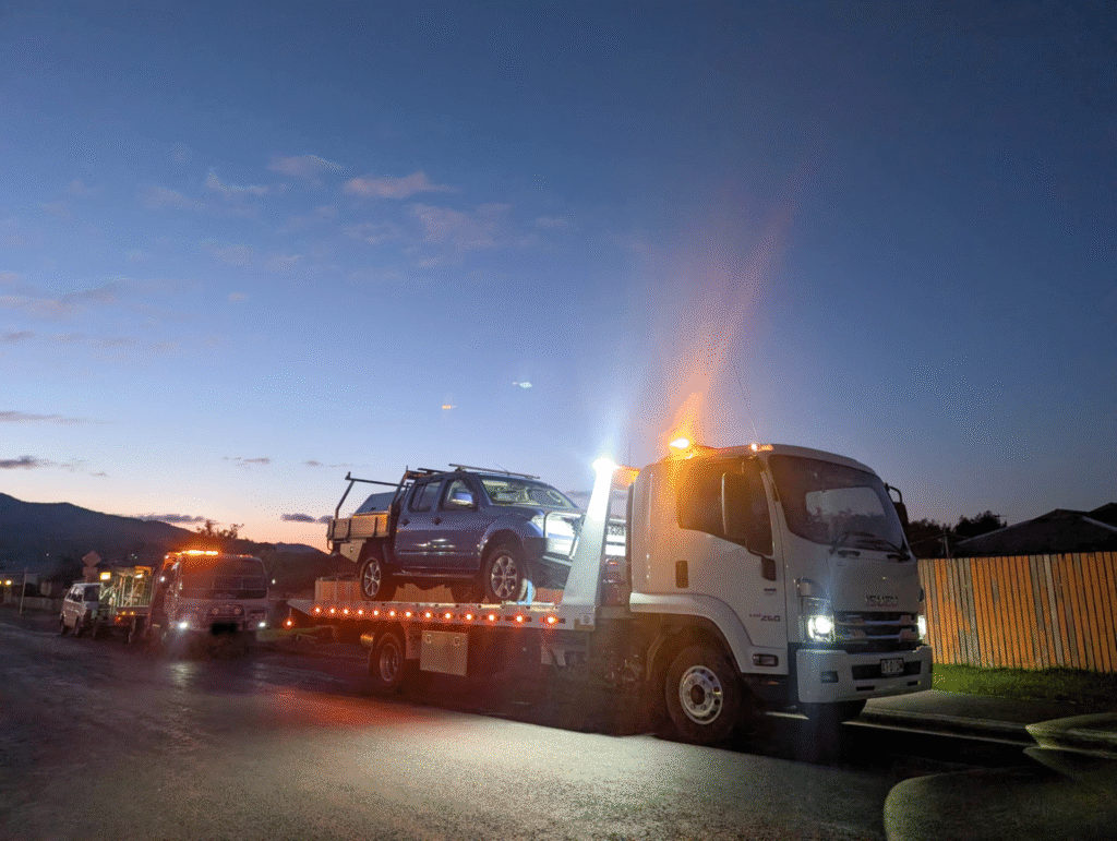 Breakdown towing operation done by Big Boy Towing