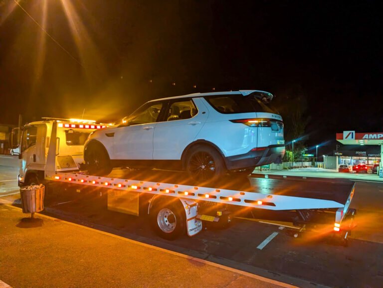 Big Boy Towing's vehicle relocation operation