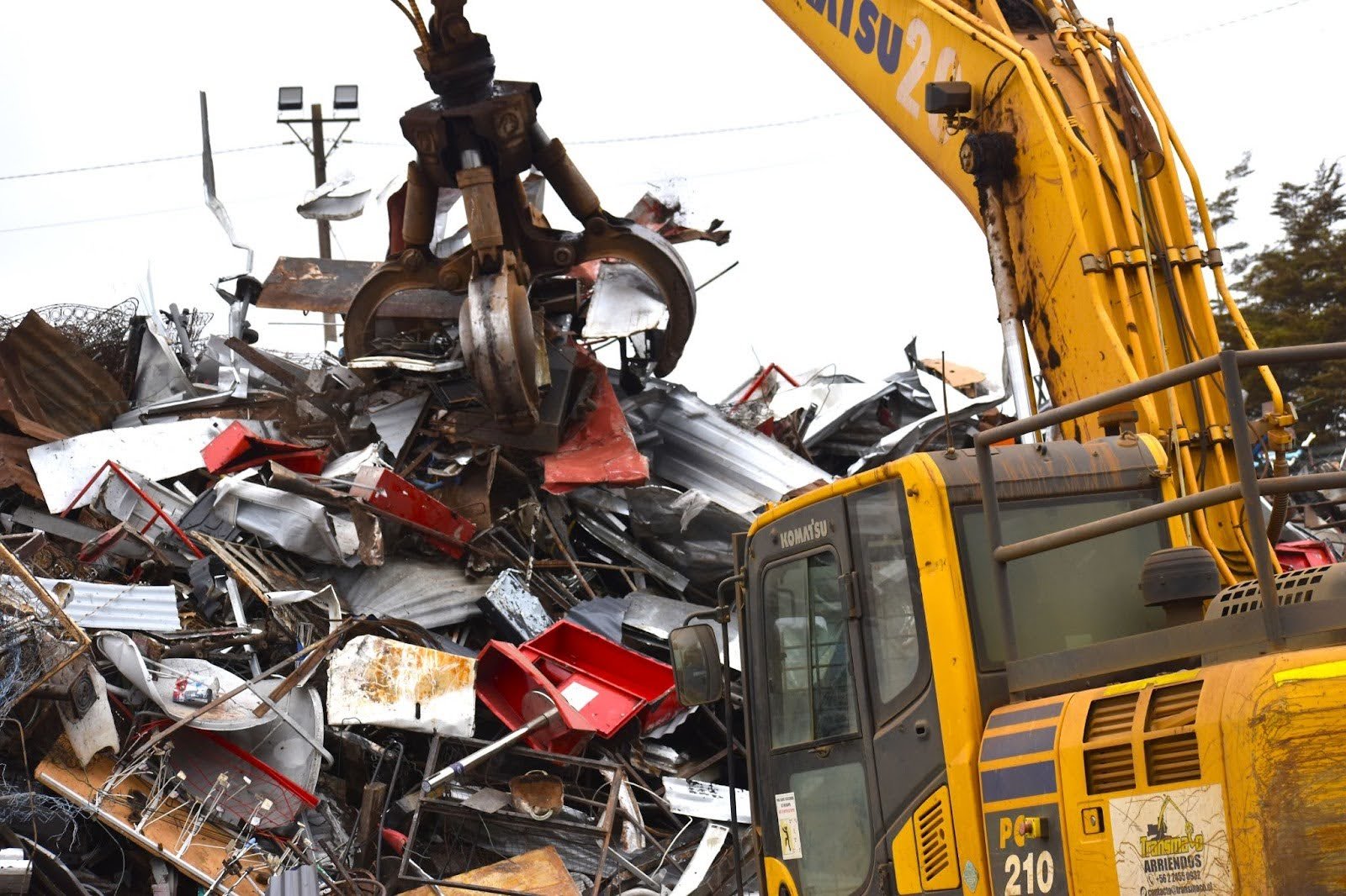 Scrap metal Hobart car recycling truck collecting an old vehicle